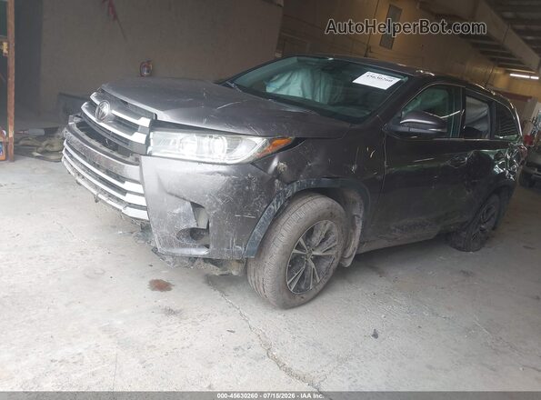 5TDBZRFH4JS874138 2018 TOYOTA HIGHLANDER Gray Przód lewy