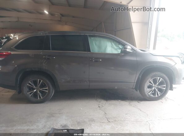 5TDBZRFH4JS874138 2018 TOYOTA HIGHLANDER Gray Widok wnętrza z tyłu