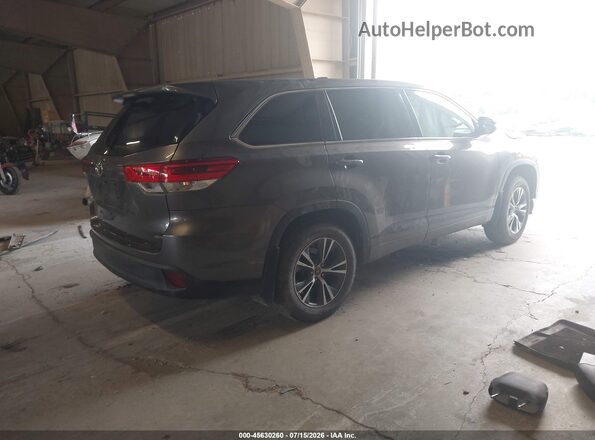 5TDBZRFH4JS874138 2018 TOYOTA HIGHLANDER Gray Tył prawy