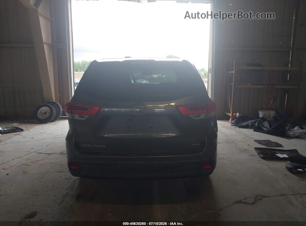 5TDBZRFH4JS874138 2018 TOYOTA HIGHLANDER Gray 