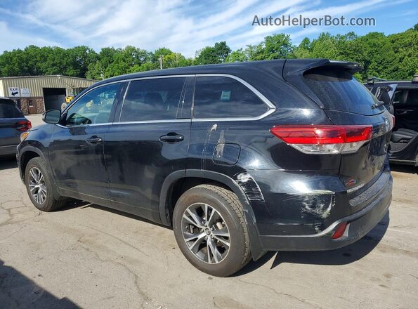 5TDBZRFH4KS736312 2019 TOYOTA HIGHLANDER Black Հետևի ձախ