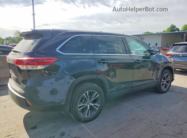 5TDBZRFH4KS736312 2019 TOYOTA HIGHLANDER Black Հետևի աջ