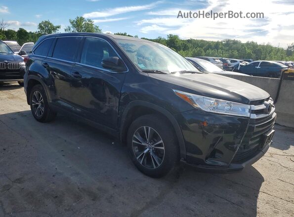 5TDBZRFH4KS736312 2019 TOYOTA HIGHLANDER Black Առջևի աջ
