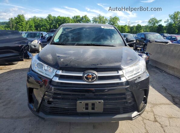 5TDBZRFH4KS736312 2019 TOYOTA HIGHLANDER Black Դիմացի տեսք