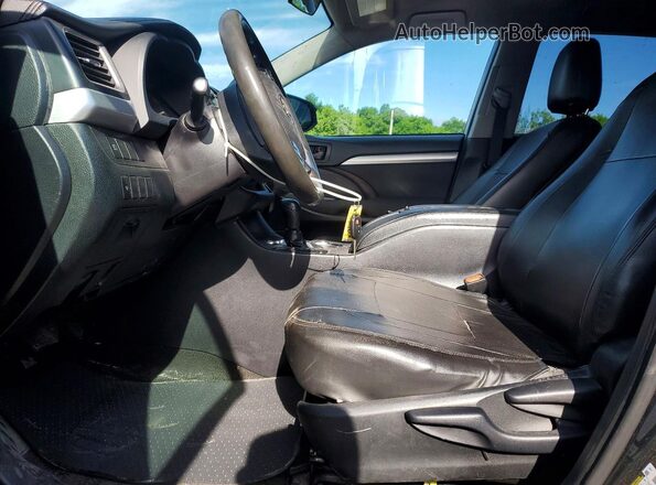 5TDBZRFH4KS736312 2019 TOYOTA HIGHLANDER Black Սալոնի դիմացի տեսք
