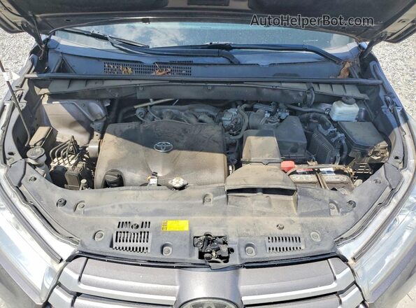 5TDBZRFH4KS961295 2019 TOYOTA HIGHLANDER Gray Engine compartment view