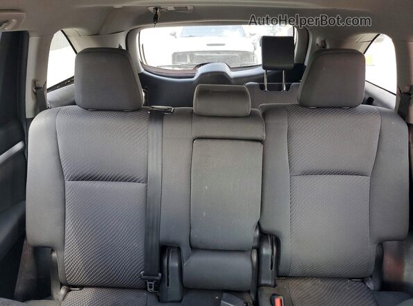 5TDBZRFH4KS961295 2019 TOYOTA HIGHLANDER Gray Rear seats view