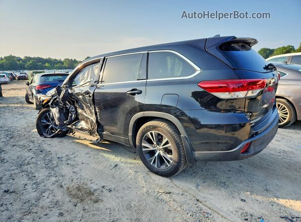 5TDBZRFH5HS379148 2017 TOYOTA HIGHLANDER Black უკანა მარცხენა