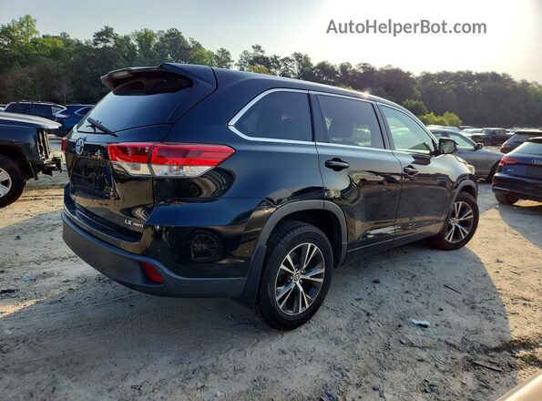 5TDBZRFH5HS379148 2017 TOYOTA HIGHLANDER Black უკანა მარჯვენა