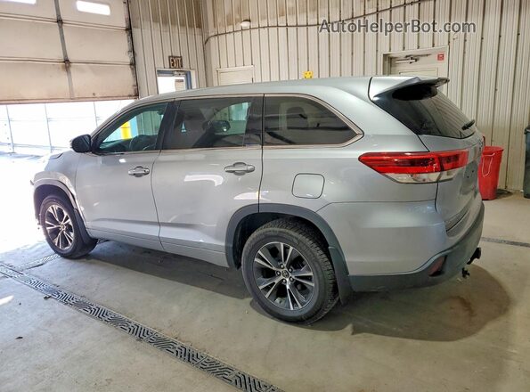 5TDBZRFH5JS805880 2018 TOYOTA HIGHLANDER Silver Задня ліва чверть