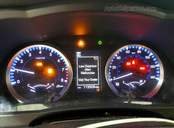 5TDBZRFH5JS805880 2018 TOYOTA HIGHLANDER Silver Вид щитка приладів
