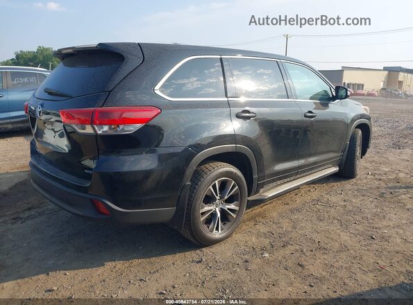5TDBZRFH5JS866159 2018 TOYOTA HIGHLANDER Черный Задняя правая четверть