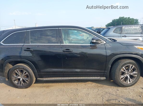 5TDBZRFH5JS866159 2018 TOYOTA HIGHLANDER Черный Вид задней части салона