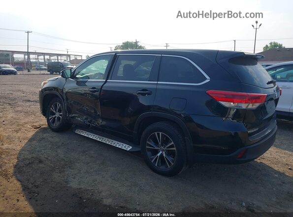 5TDBZRFH5JS866159 2018 TOYOTA HIGHLANDER Черный Задняя левая четверть