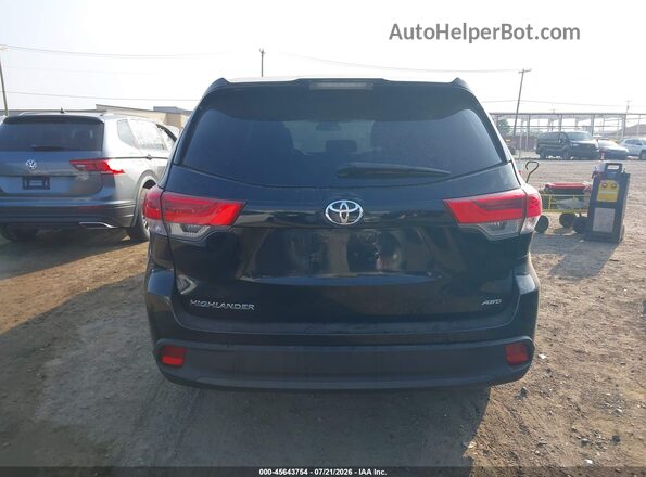 5TDBZRFH5JS866159 2018 TOYOTA HIGHLANDER Черный 