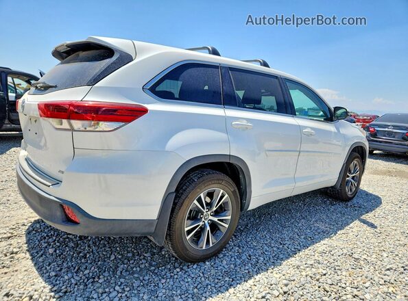 5TDBZRFH6HS437798 2017 TOYOTA HIGHLANDER White Rear right