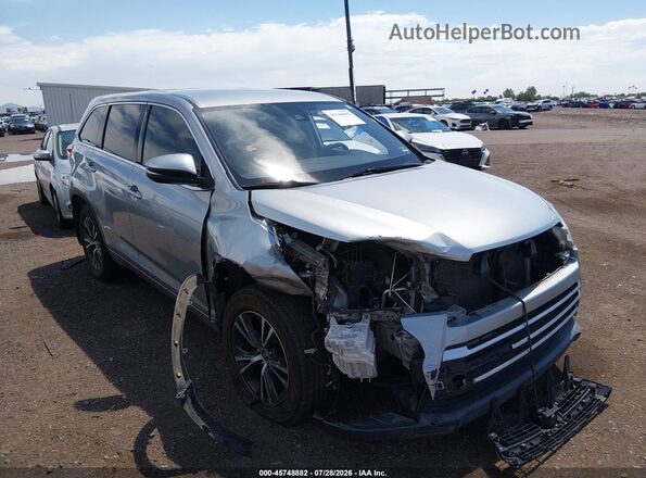 5TDBZRFH6JS821523 2018 TOYOTA HIGHLANDER Silver Vista frontal