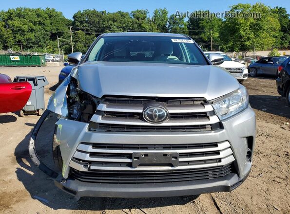 5TDBZRFH6JS888011 2018 TOYOTA HIGHLANDER Silver წინა ხედი