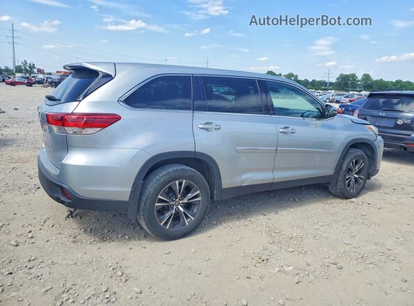 5TDBZRFH6KS928735 2019 TOYOTA HIGHLANDER Silver Հետևի աջ