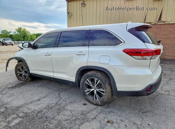 5TDBZRFH6KS993214 2019 TOYOTA HIGHLANDER White Задня ліва чверть