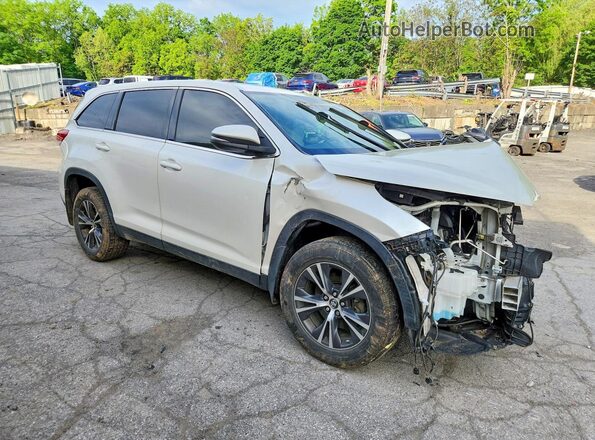 5TDBZRFH6KS993214 2019 TOYOTA HIGHLANDER White Передня права чверть