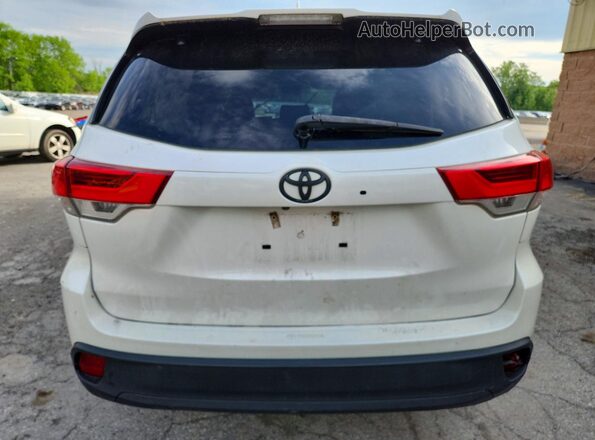 5TDBZRFH6KS993214 2019 TOYOTA HIGHLANDER White Вид ззаду