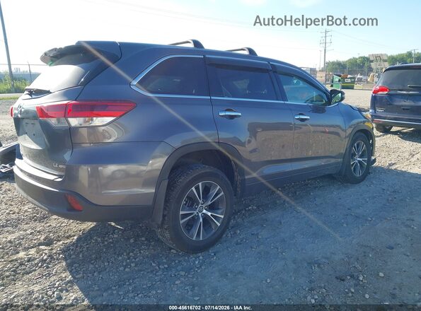 5TDBZRFH7HS374369 2017 TOYOTA HIGHLANDER Gray Tył prawy