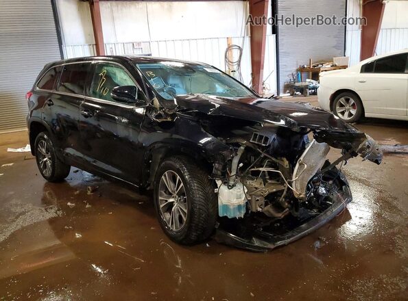 5TDBZRFH7JS880998 2018 TOYOTA HIGHLANDER Черный Передняя правая четверть