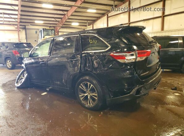 5TDBZRFH7JS880998 2018 TOYOTA HIGHLANDER Черный Задняя левая четверть