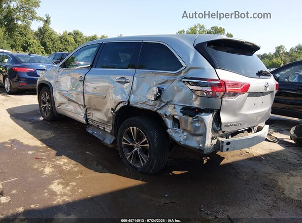 5TDBZRFH7JS896814 2018 TOYOTA HIGHLANDER Silver უკანა მარცხენა