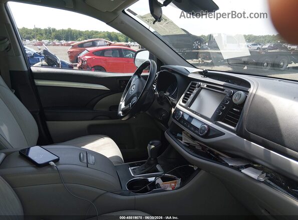 5TDBZRFH7KS931191 2019 TOYOTA HIGHLANDER Blue Front interior view