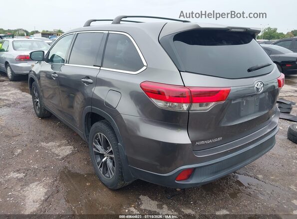 5TDBZRFH7KS932504 2019 TOYOTA HIGHLANDER Gray უკანა მარცხენა