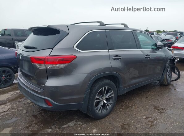 5TDBZRFH7KS932504 2019 TOYOTA HIGHLANDER Gray უკანა მარჯვენა