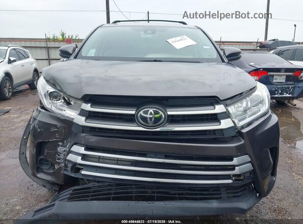 5TDBZRFH7KS932504 2019 TOYOTA HIGHLANDER Gray ხელსაწყოთა პანელის ხედი