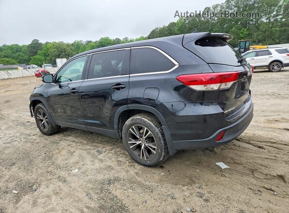 5TDBZRFH7KS943163 2019 TOYOTA HIGHLANDER Black უკანა მარცხენა