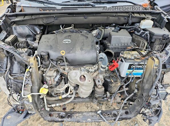 5TDBZRFH7KS943163 2019 TOYOTA HIGHLANDER Black ძრავის განყოფილების ხედი