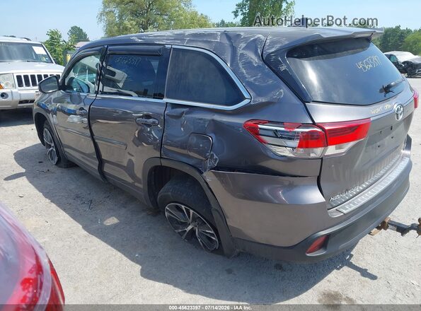 5TDBZRFH8HS475615 2017 TOYOTA HIGHLANDER Gray Հետևի ձախ