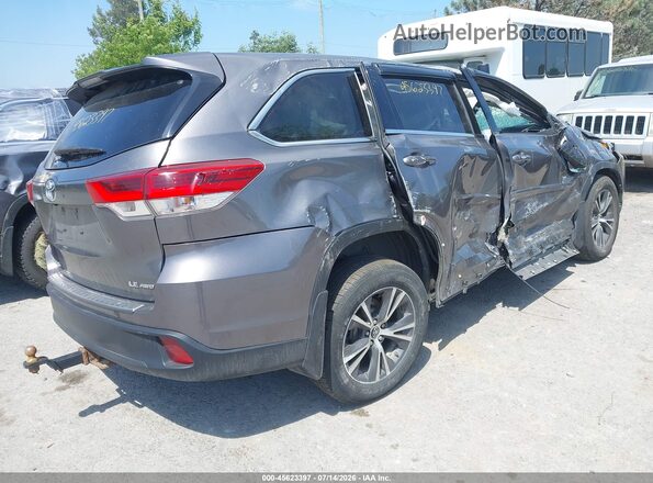 5TDBZRFH8HS475615 2017 TOYOTA HIGHLANDER Gray Հետևի աջ