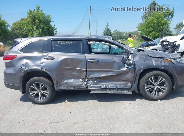 5TDBZRFH8HS475615 2017 TOYOTA HIGHLANDER Gray Սալոնի 360 աստիճան տեսք