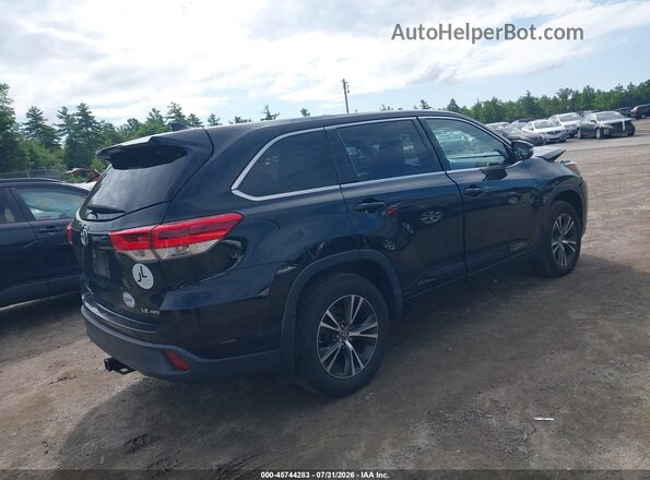 5TDBZRFH8JS803704 2018 TOYOTA HIGHLANDER Black Tył prawy