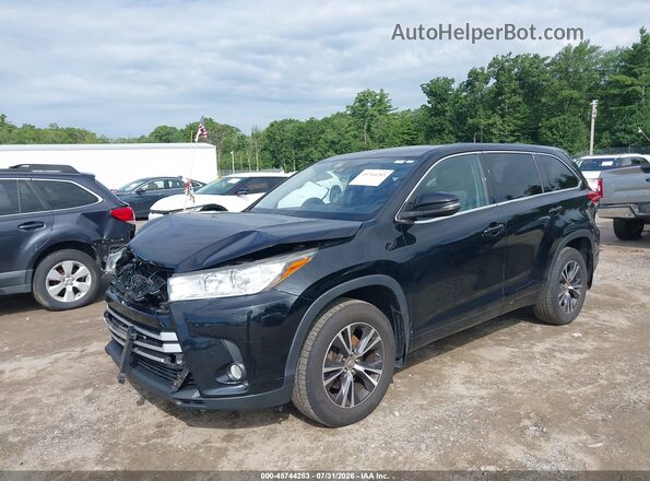5TDBZRFH8JS803704 2018 TOYOTA HIGHLANDER Black Przód lewy