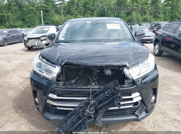 5TDBZRFH8JS803704 2018 TOYOTA HIGHLANDER Black Widok z przodu