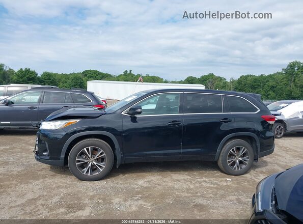 5TDBZRFH8JS803704 2018 TOYOTA HIGHLANDER Black Widok wnętrza 360 stopni