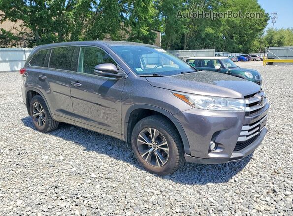 5TDBZRFH9JS843287 2018 TOYOTA HIGHLANDER Gray წინა მარჯვენა
