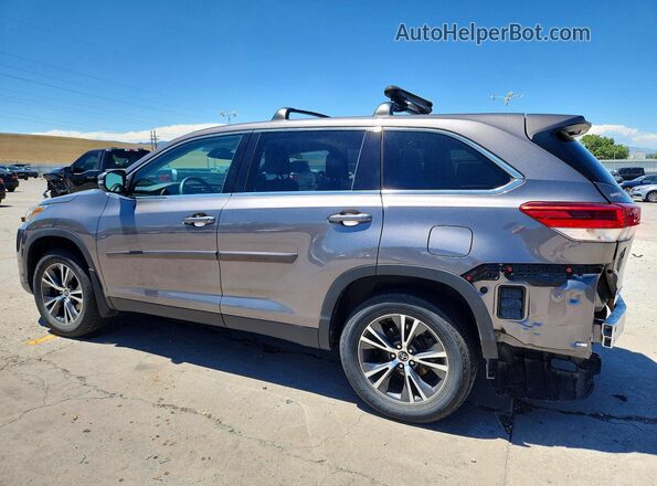 5TDBZRFH9KS703838 2019 TOYOTA HIGHLANDER Серый Задняя левая четверть