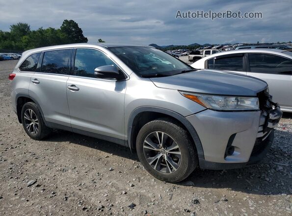 5TDBZRFHXKS972821 2019 TOYOTA HIGHLANDER Серебряный Передняя правая четверть