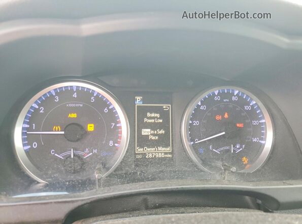 5TDBZRFHXKS972821 2019 TOYOTA HIGHLANDER Серебряный Вид щитка приборов