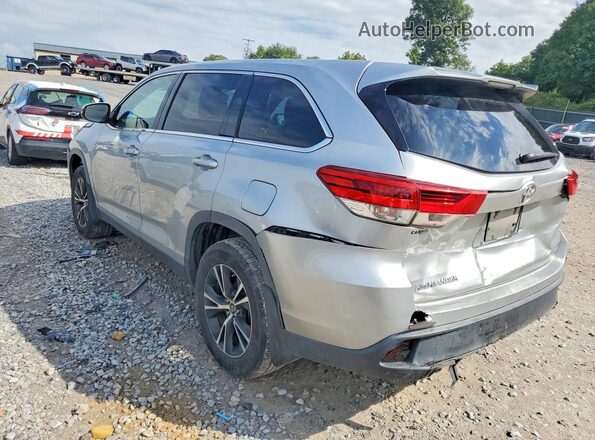 5TDBZRFHXKS972821 2019 TOYOTA HIGHLANDER Серебряный Задняя левая четверть