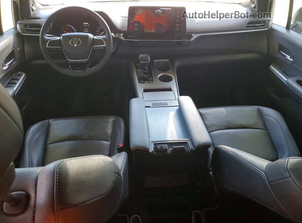 5TDCRKEC3PS146921 2023 TOYOTA SIENNA White Dashboard view