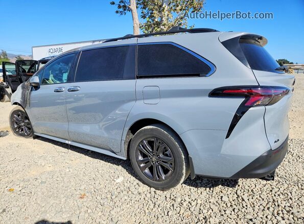 5TDCSKFC0RS126812 2024 TOYOTA SIENNA Silver უკანა მარცხენა